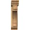 Ekena Millwork Merced Traditional Rough Sawn Bracket w/ Offset Brace, Western Red Cedar, 6"W x 26"D x 26"H BKT0604X26X26MRC01RWR - alternate 3